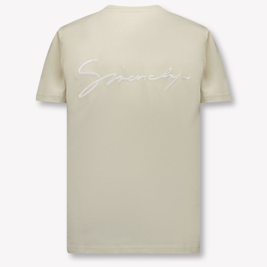 Givenchy Kids Boys  T-Shirt Beige