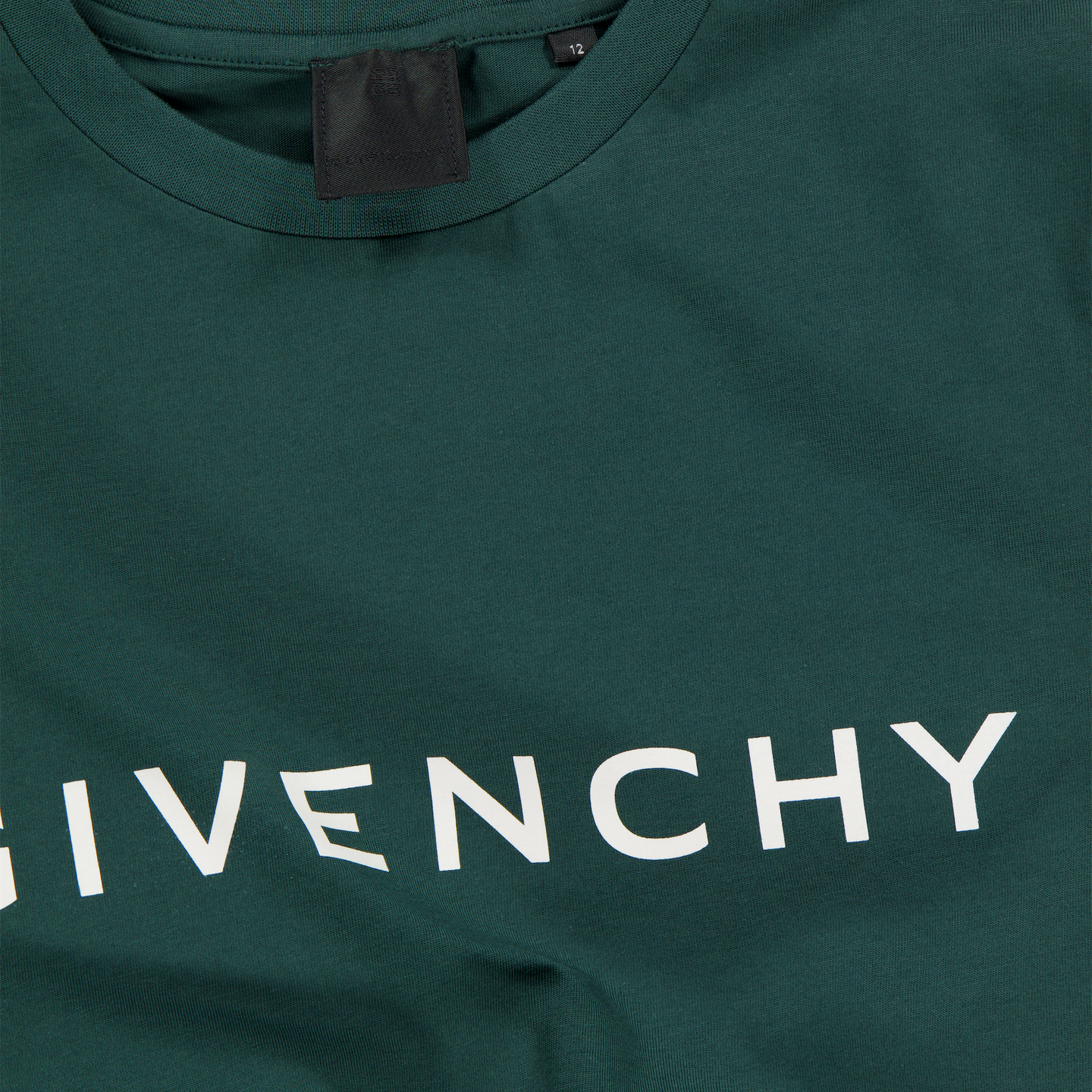 Givenchy Kids Boys  T-Shirt Dark Green
