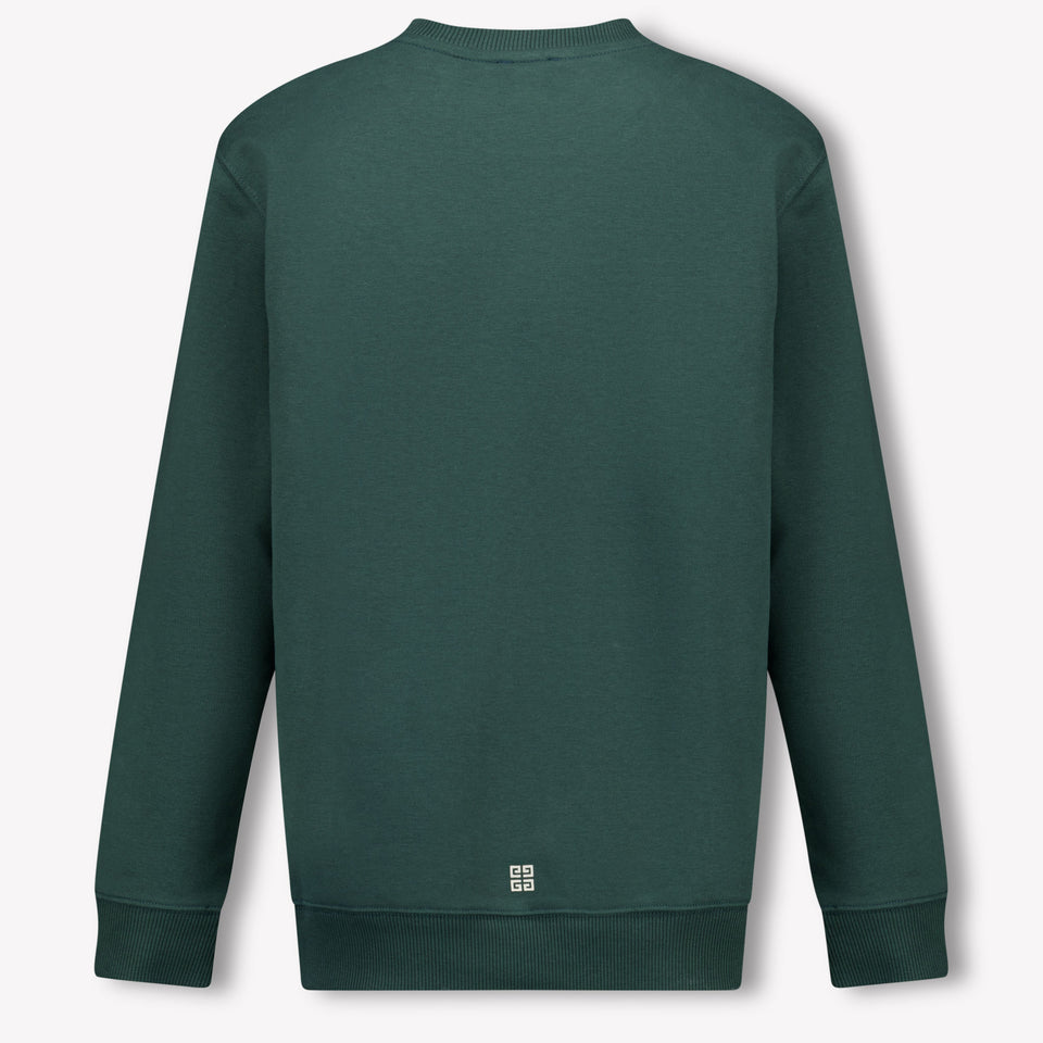 Givenchy Kinder Jongens Trui In Donker Groen