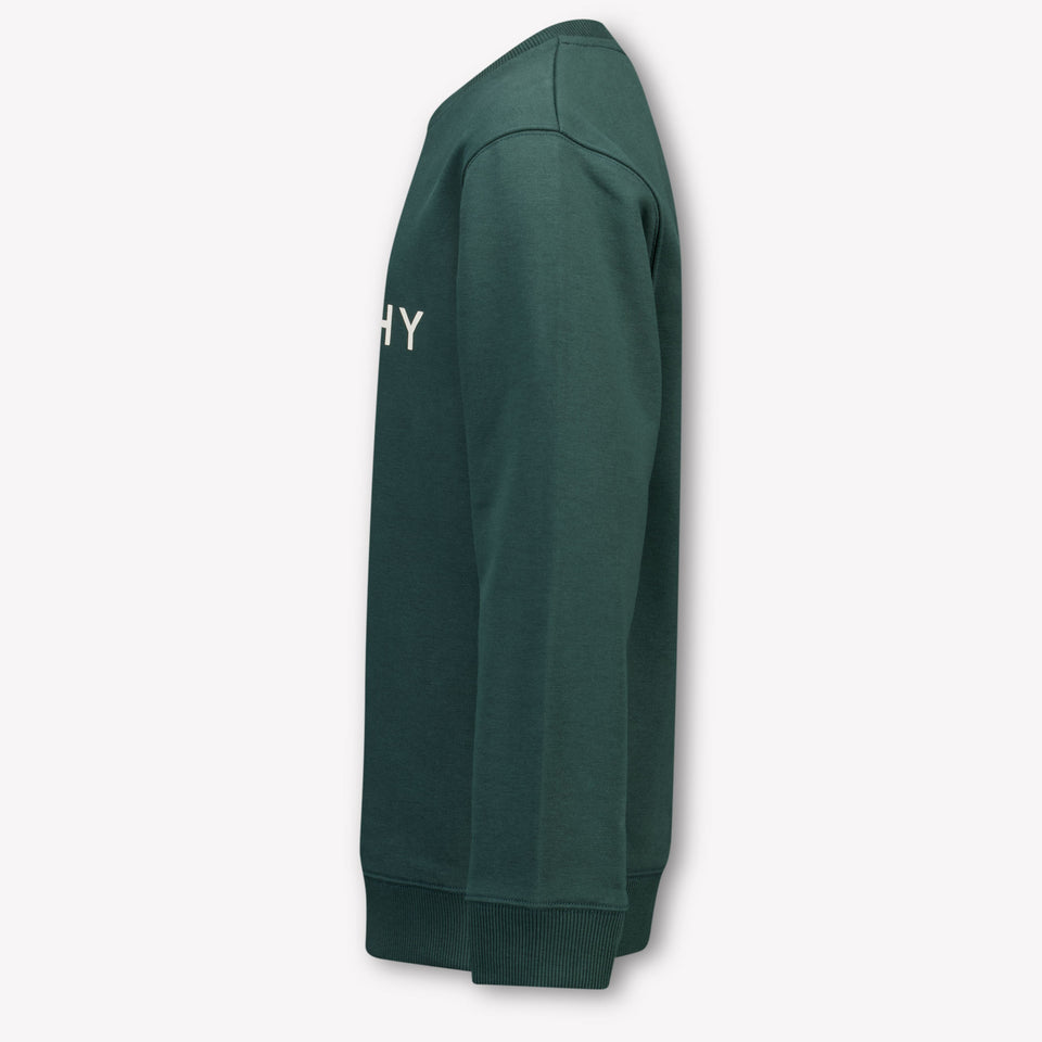 Givenchy Kinder Jongens Trui In Donker Groen
