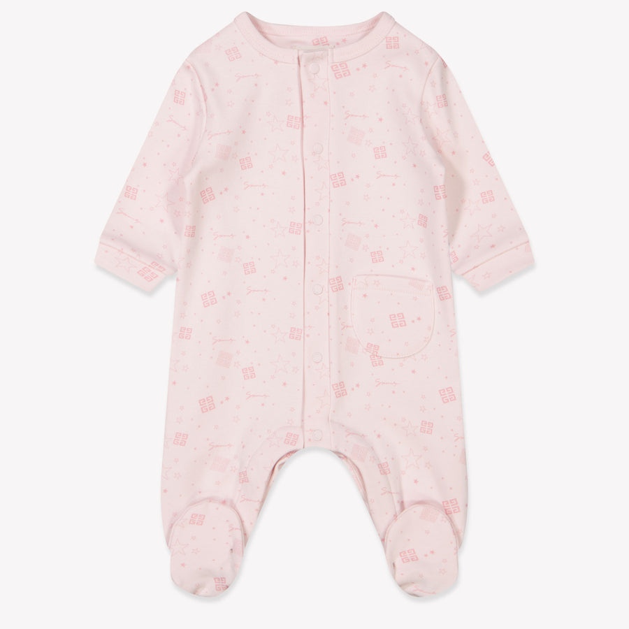 Givenchy Baby Unisex Playsuit  Light Pink