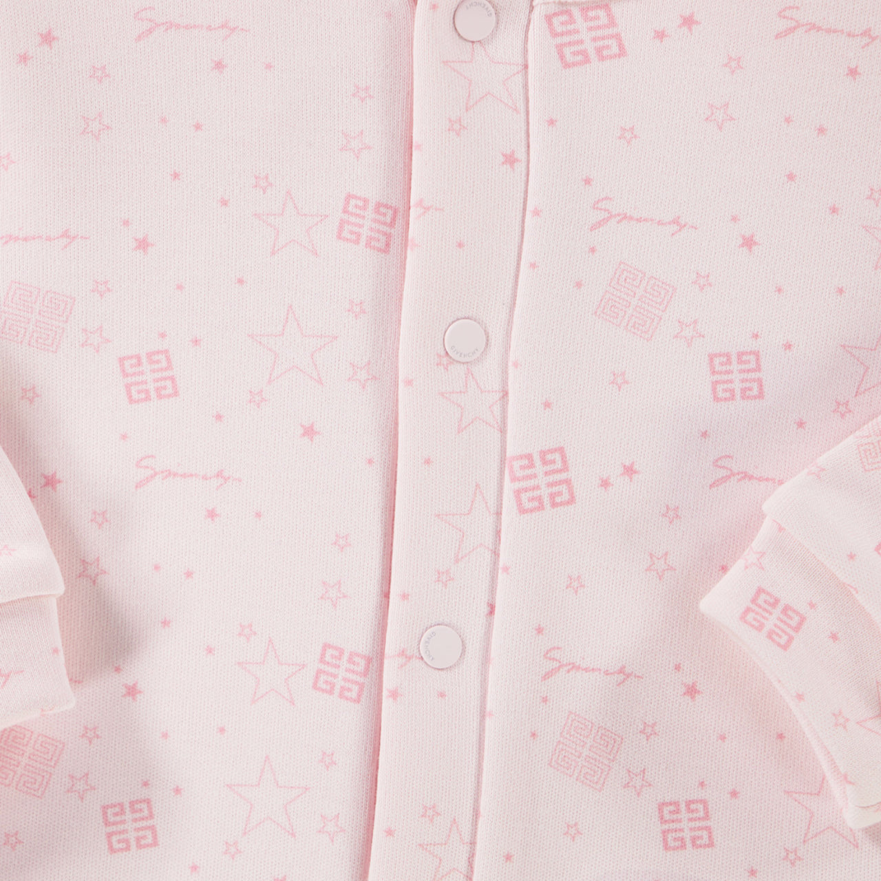 Givenchy Baby Unisex Playsuit  Light Pink