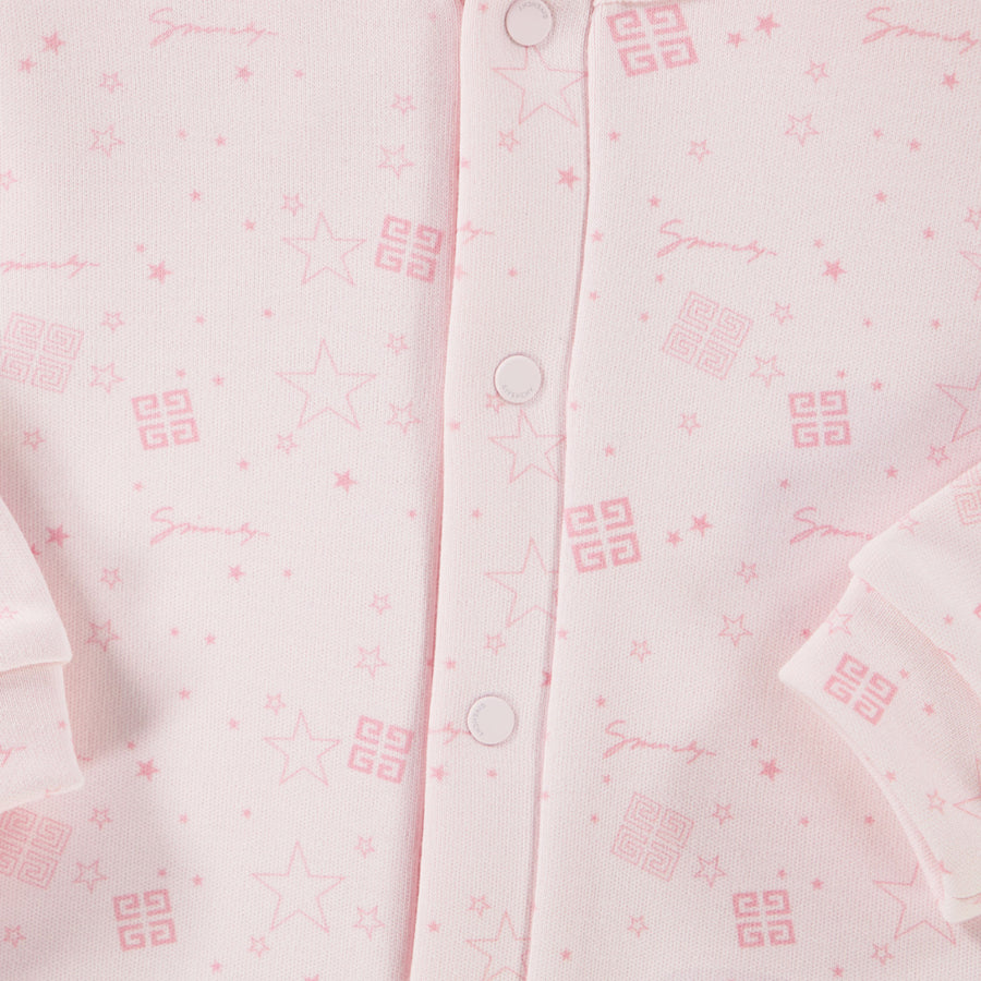 Givenchy Baby Unisex Playsuit  Light Pink