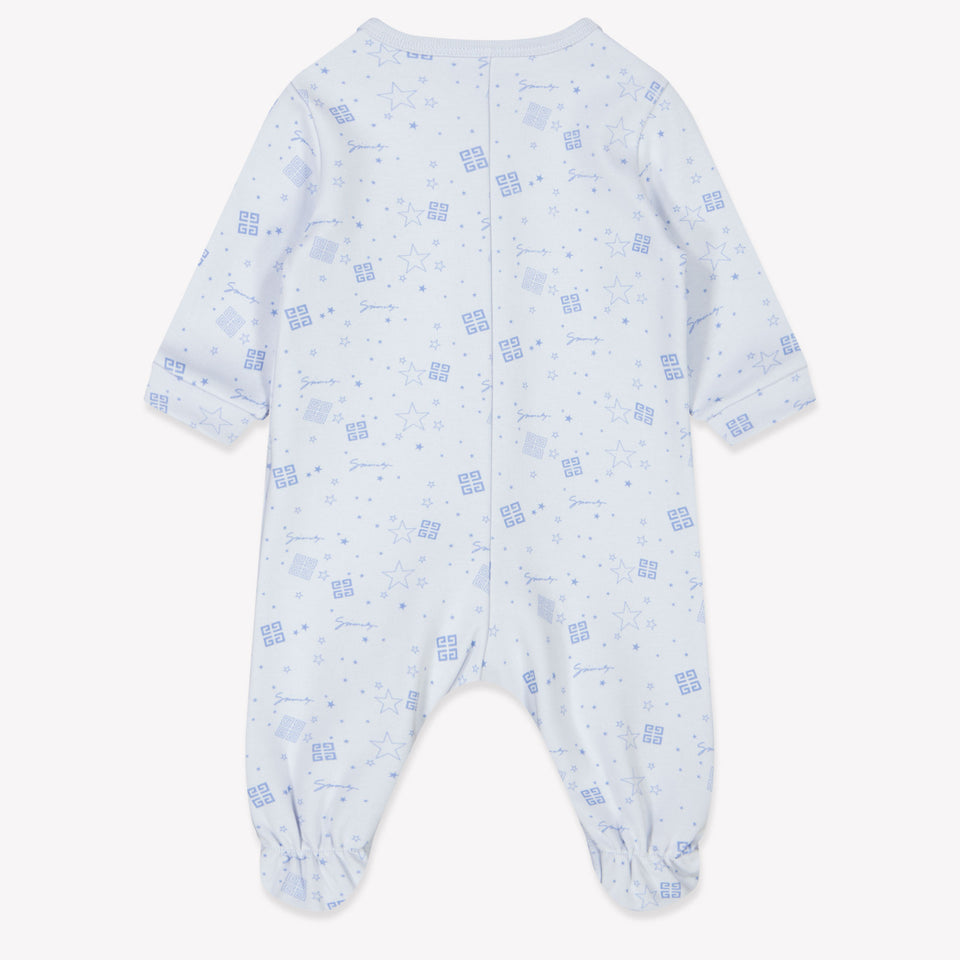 Givenchy Baby Unisex Playsuit  Light Blue