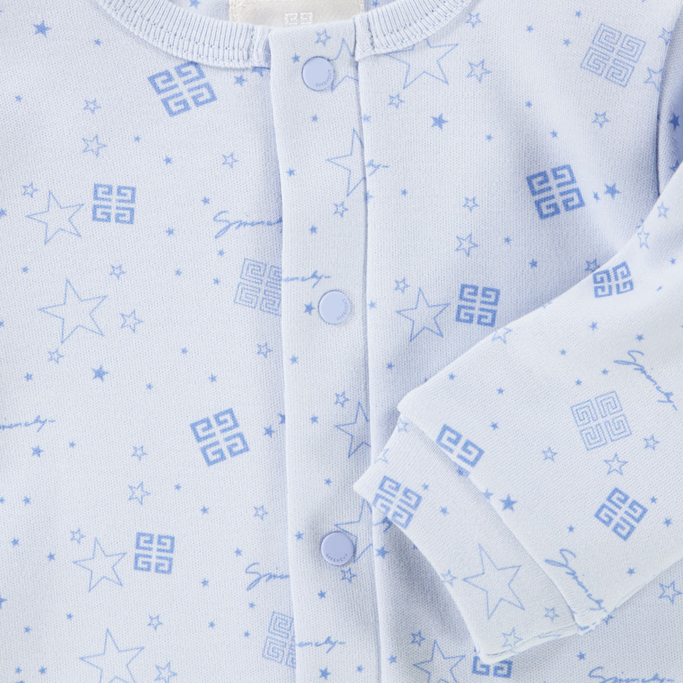 Givenchy Baby Unisex Playsuit  Light Blue