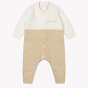 Givenchy Baby Unisex Playsuit  Beige