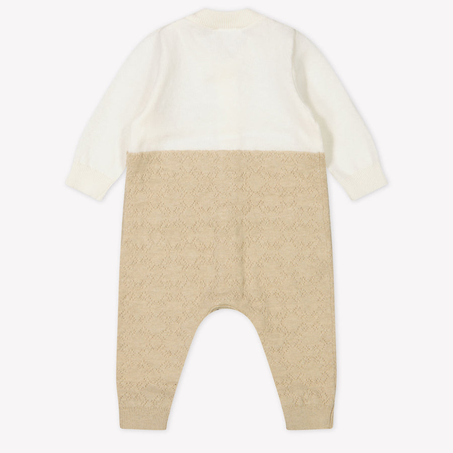 Givenchy Baby Unisex Playsuit  Beige
