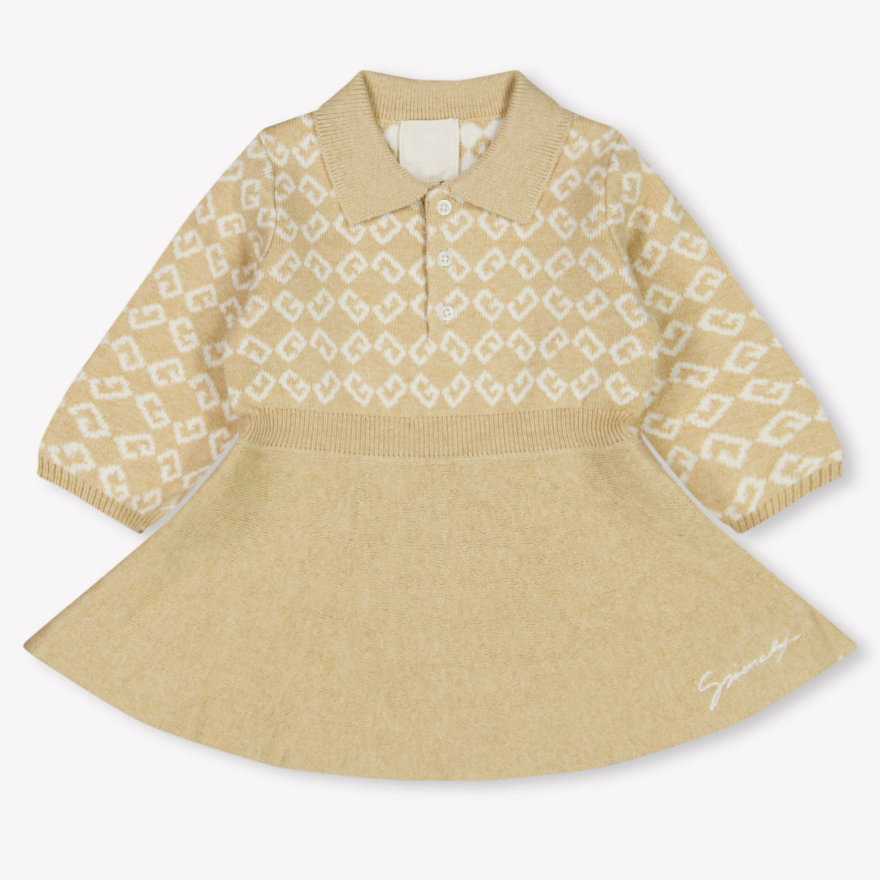 Givenchy Baby Meisjes Jurk In Beige