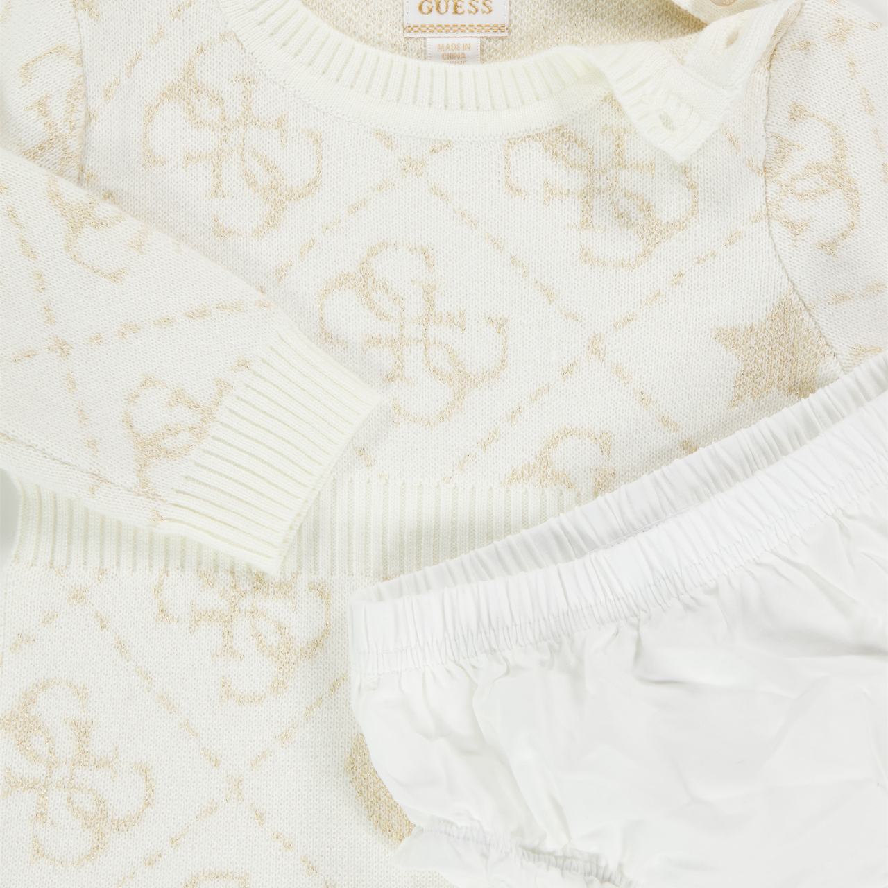 Guess Baby Girls Dress  Offwhite