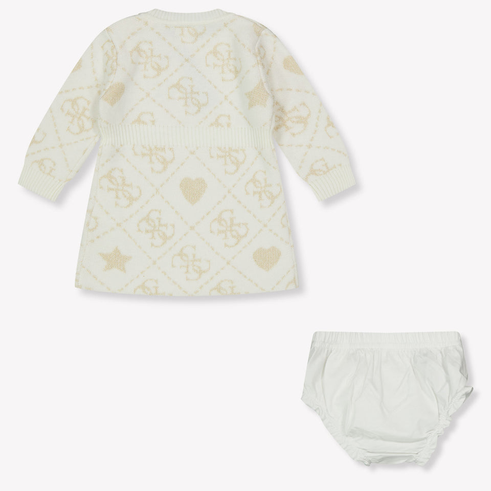 Guess Baby Girls Dress  Offwhite