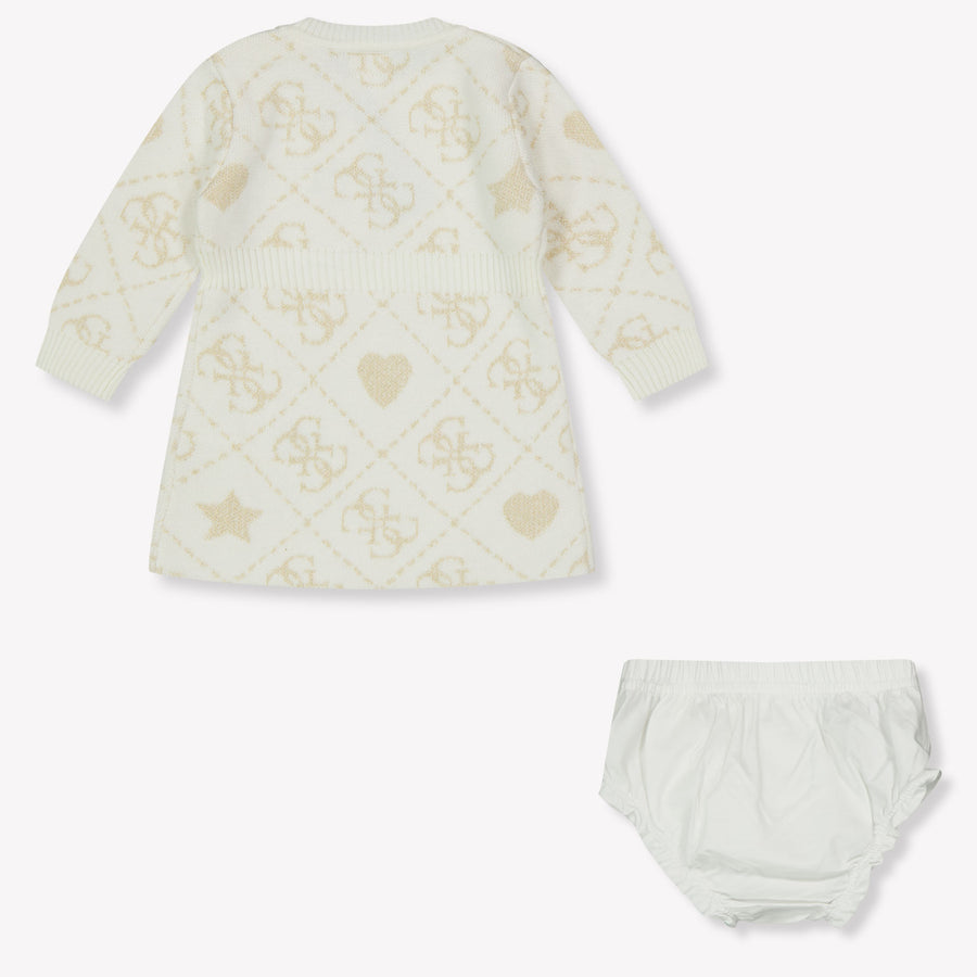 Guess Baby Girls Dress  Offwhite