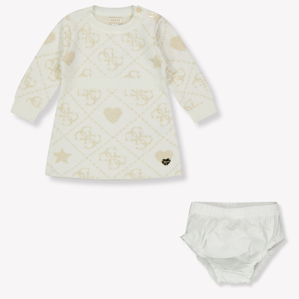 Guess Baby Girls Dress  Offwhite