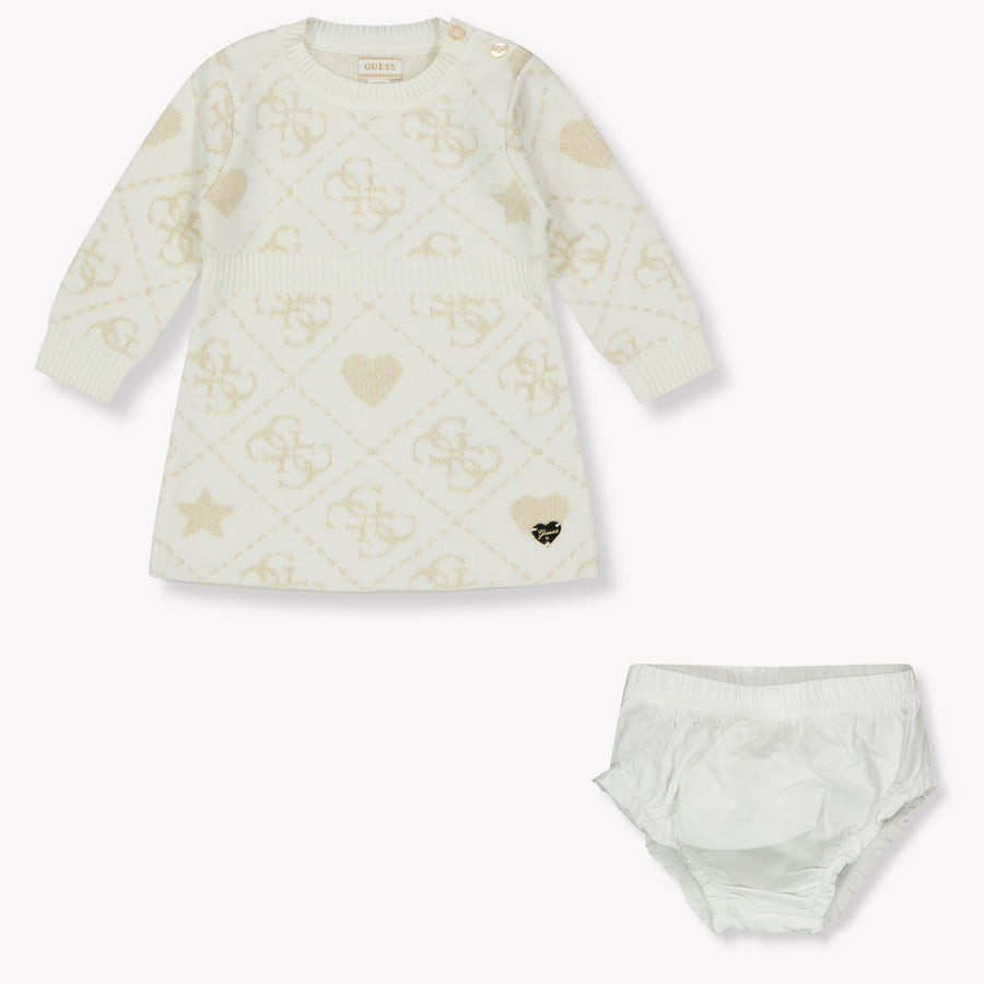 Guess Baby Girls Dress  Offwhite
