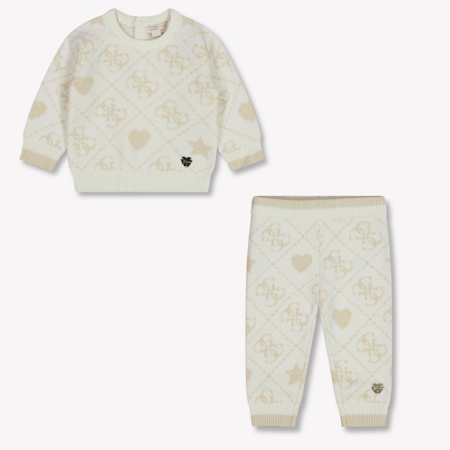 Guess Baby Meisjes Setje In Off White