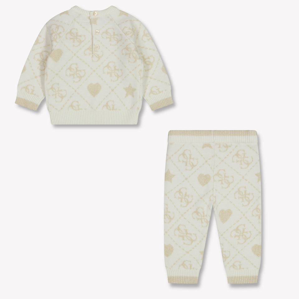 Guess Baby Girls Set  Offwhite