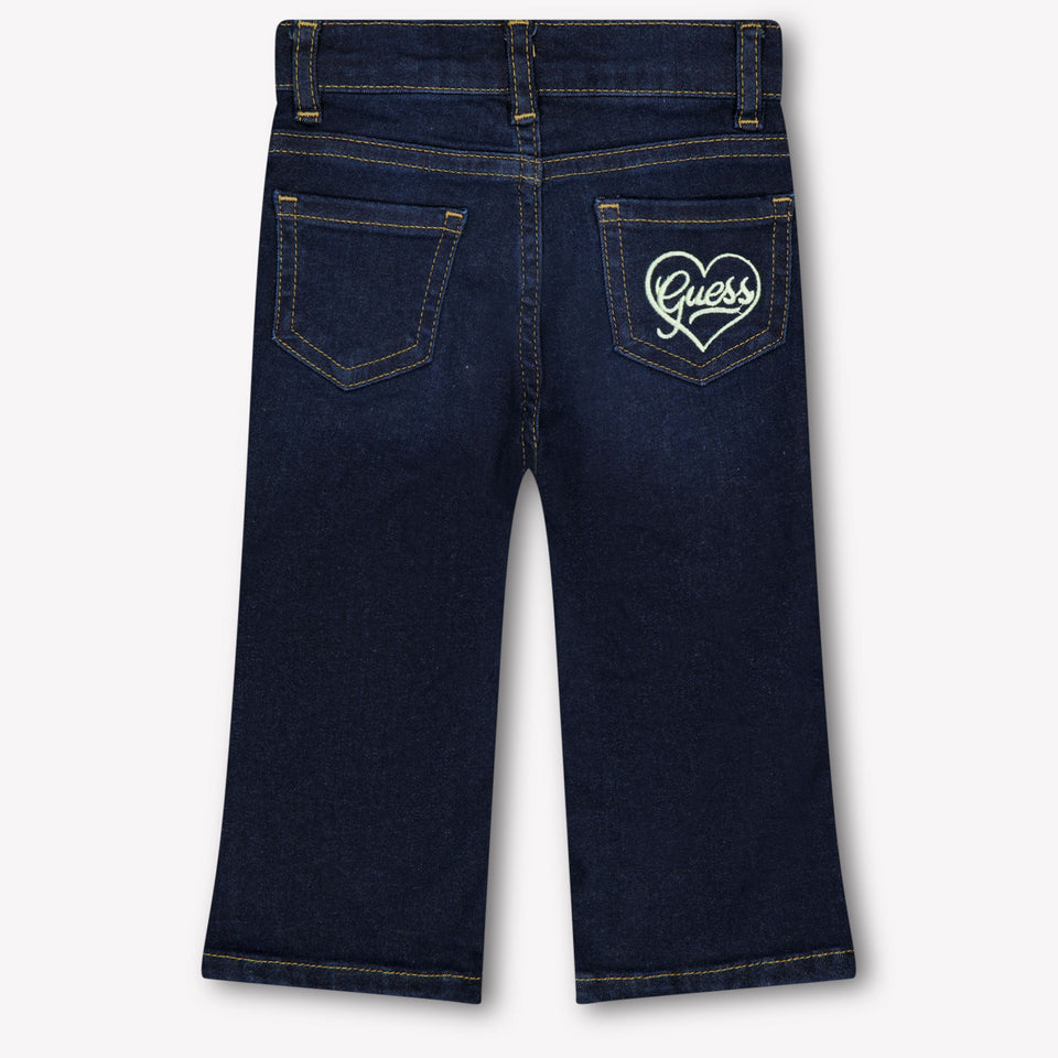 Guess Baby Meisjes Jeans In Donker Blauw