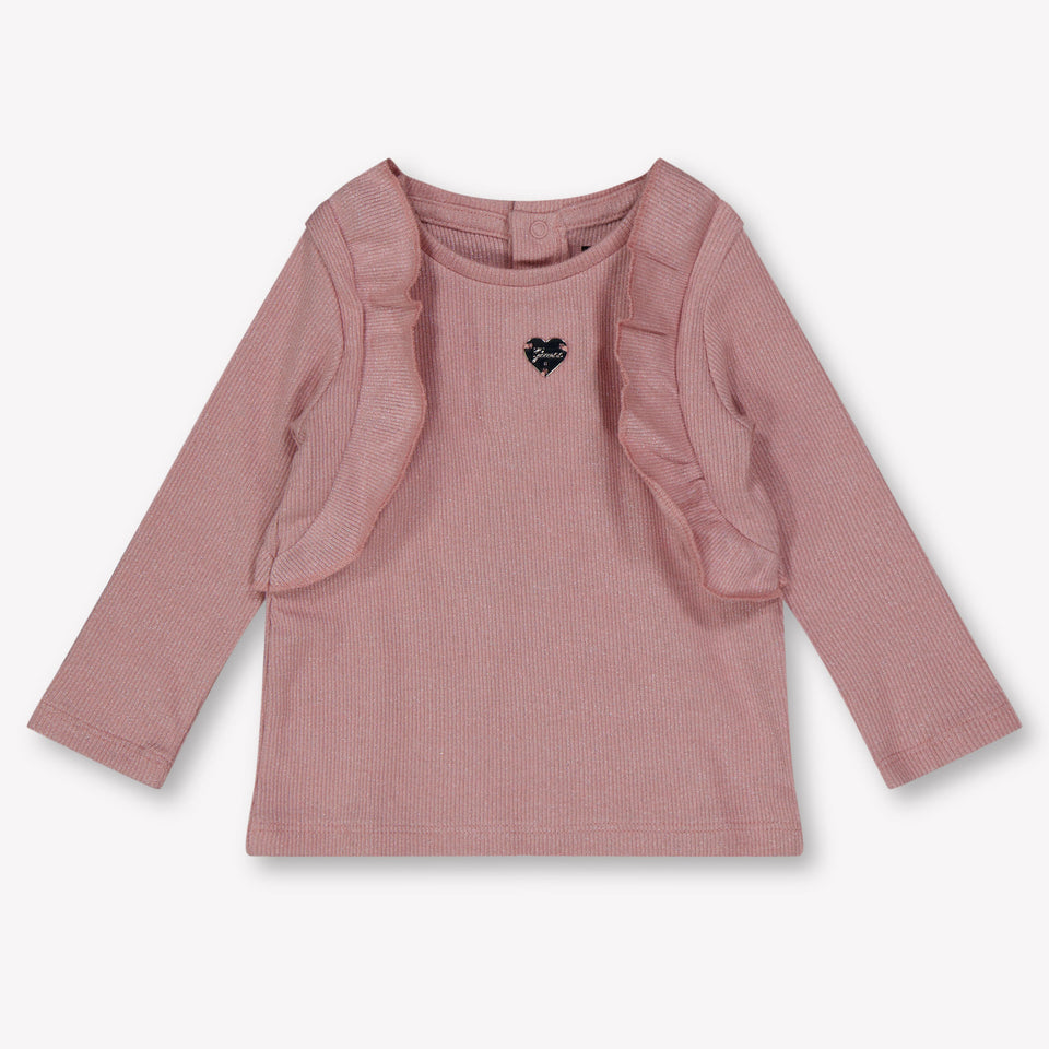 Guess Baby Girls T-Shirt  Old Pink