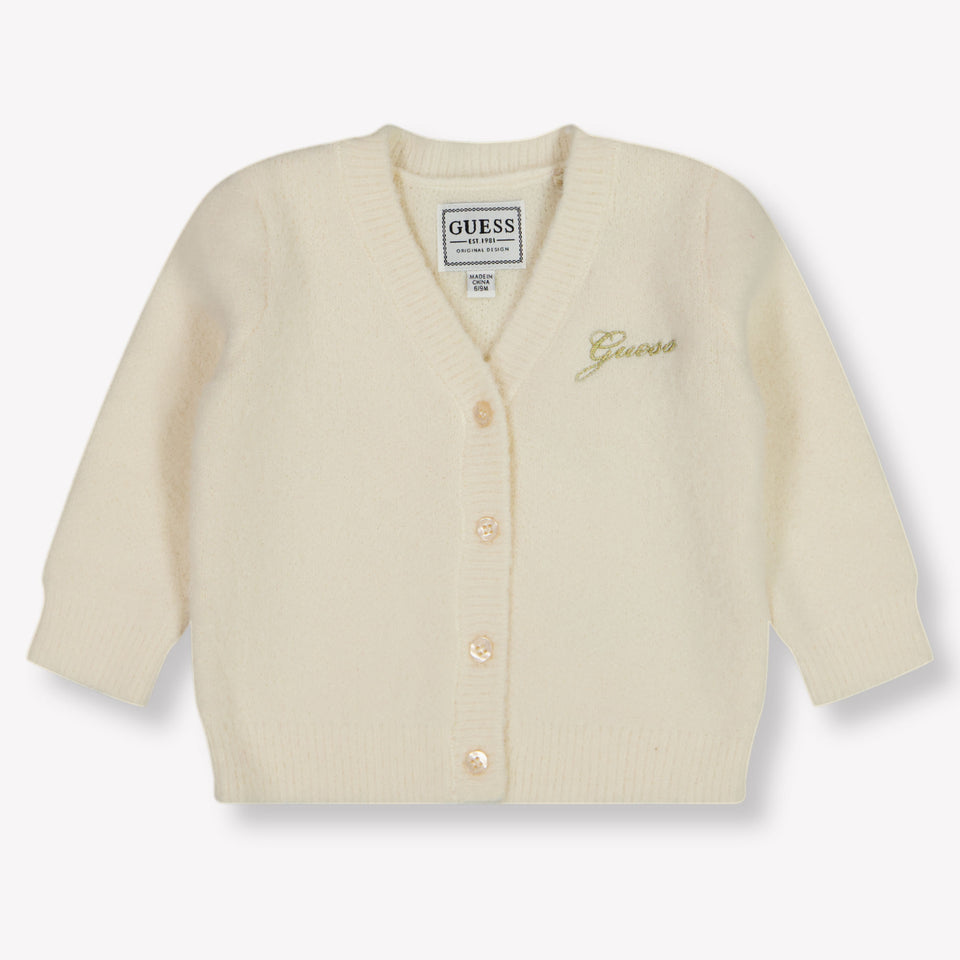 Guess Baby Girls Vest  Offwhite