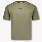 HUGO Kinder Jongens T-Shirt In Mint
