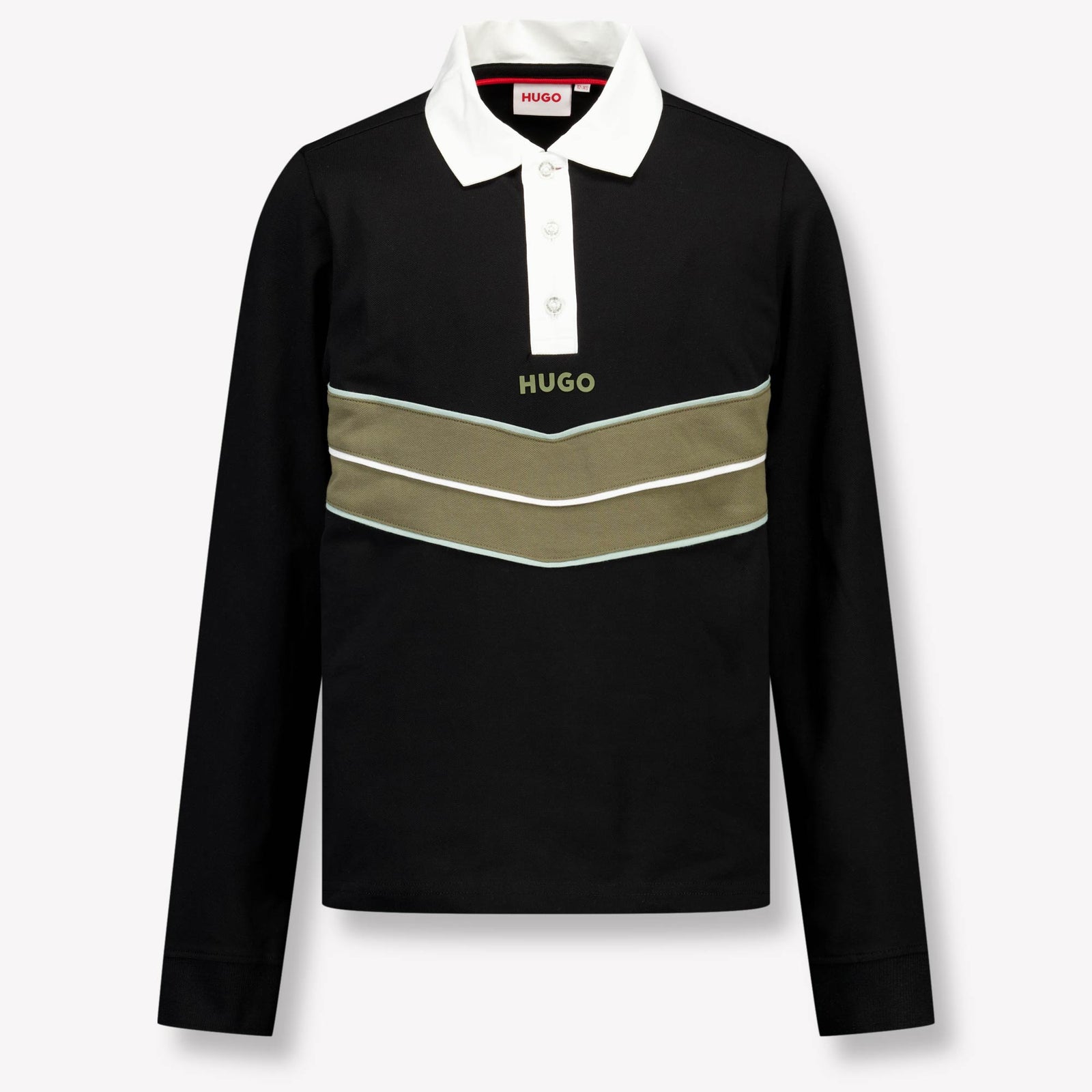 HUGO Kinder Jongens Polo In Zwart