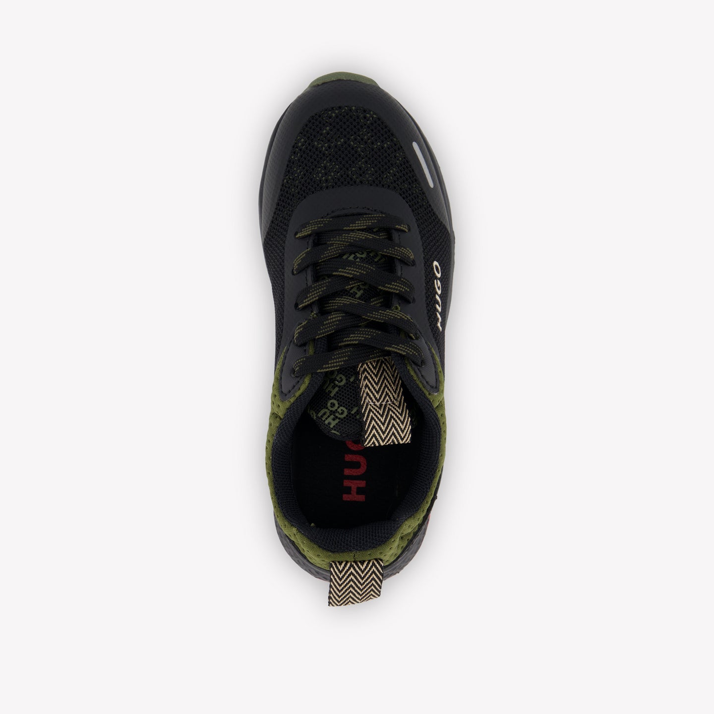 HUGO Jongens Sneakers In Zwart