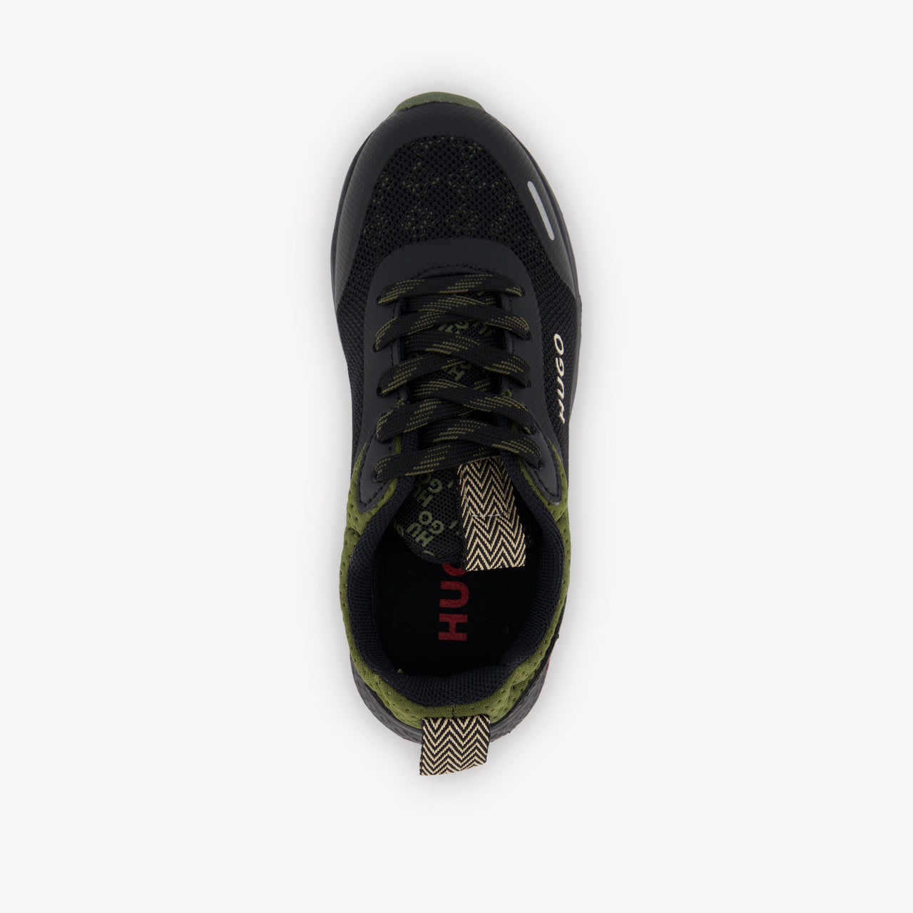 HUGO Jongens Sneakers In Zwart