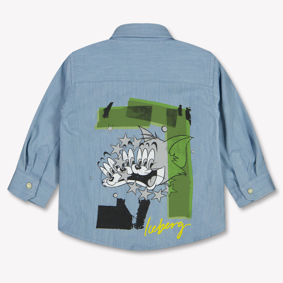 Iceberg Baby Boys Blouse  Light Blue