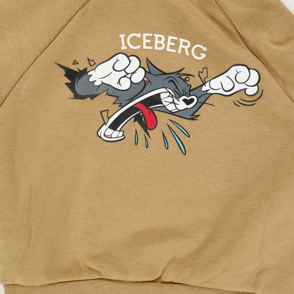 Iceberg Baby Boys Cardigan Camel