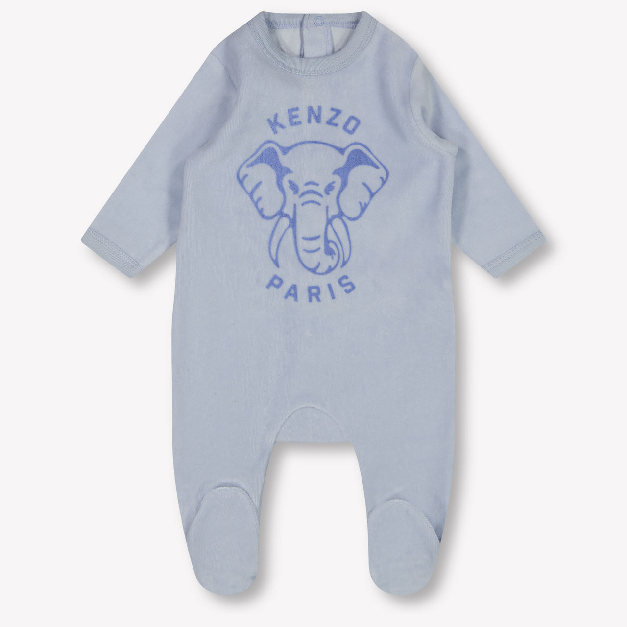 Kenzo kids Baby Unisex Playsuit In Light Blue