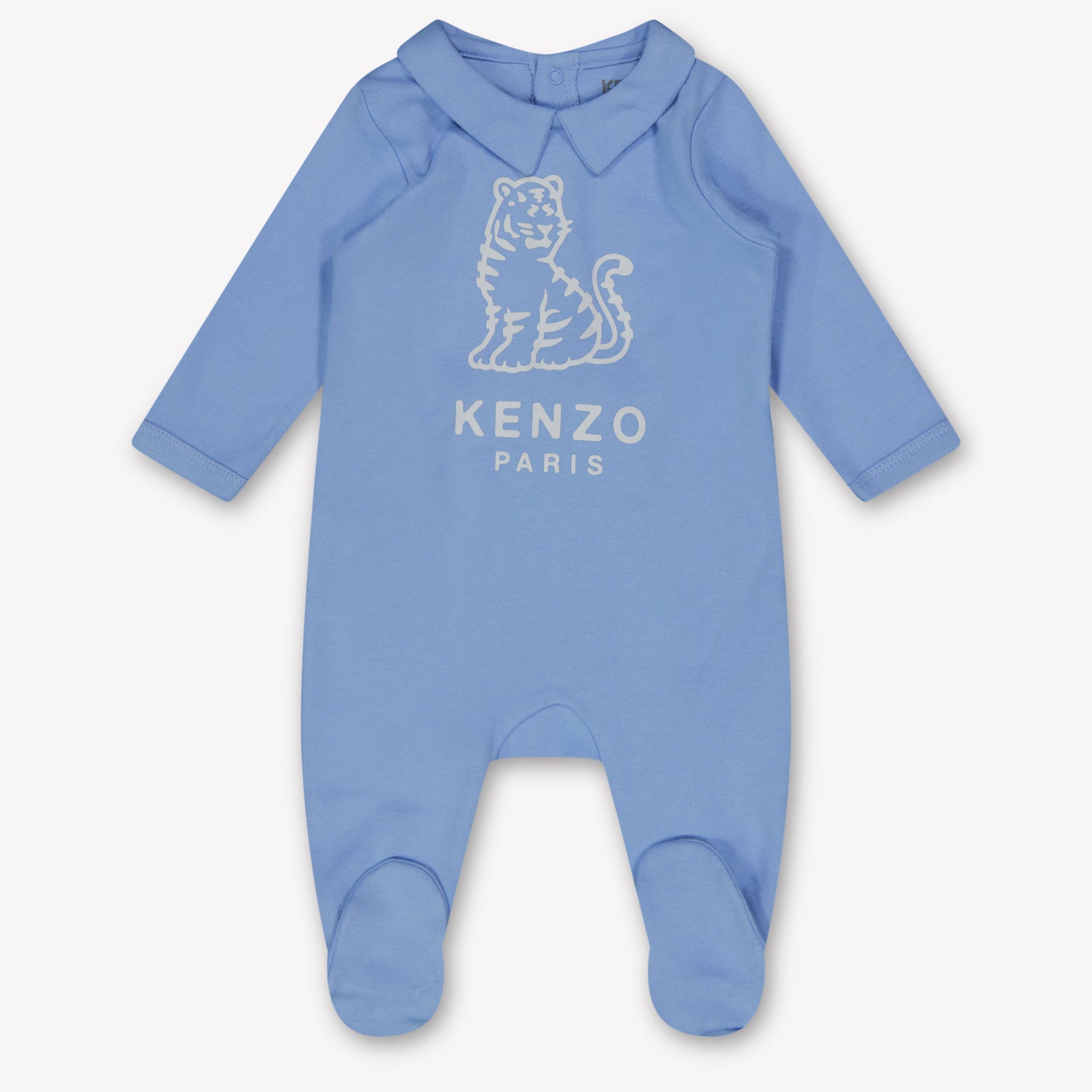Kenzo kids Baby Unisex Playsuit In Light Blue