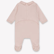 Kenzo kids Baby Unisex Playsuit In Light Pink