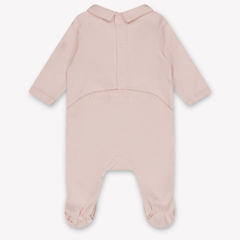 Kenzo kids Baby Unisex Playsuit In Light Pink