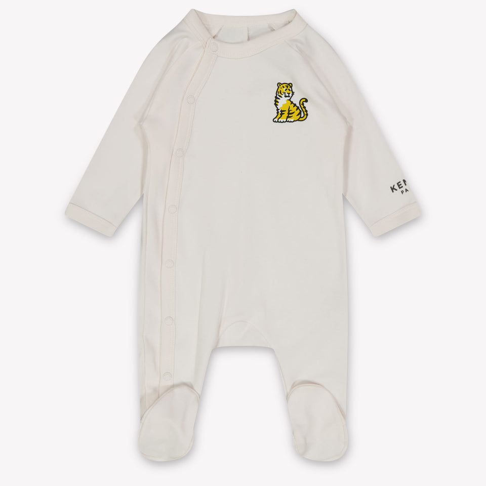 Kenzo kids Baby Unisex Playsuit In Light Pink