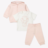Kenzo kids Baby Unisex Jogging suit Light Pink