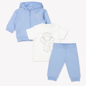 Kenzo kids Baby Unisex Jogging suit Light Blue