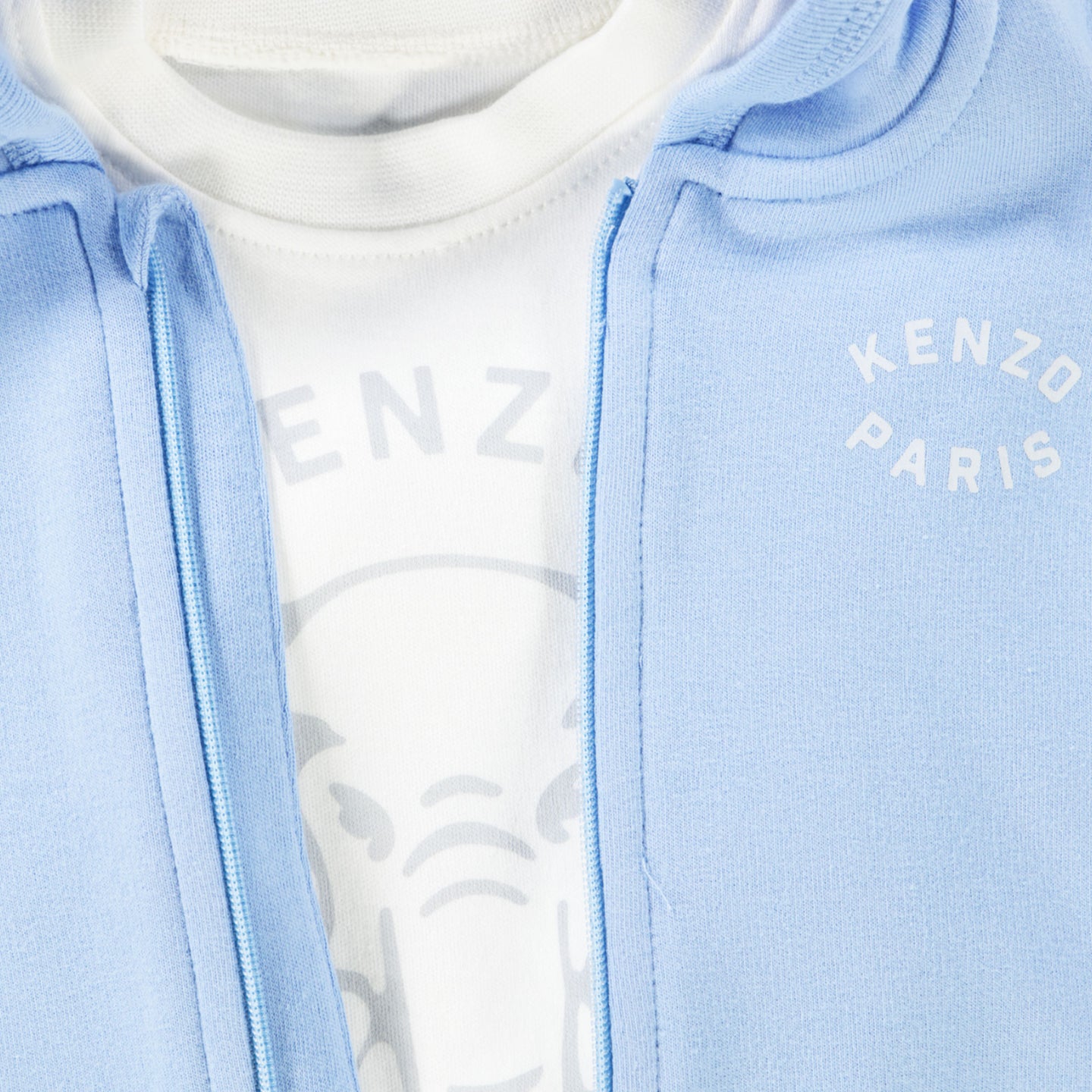 Kenzo kids Baby Unisex Jogging suit Light Blue