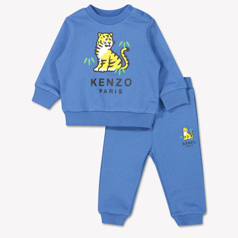 Kenzo kids Baby Boys Jogging suit Blue