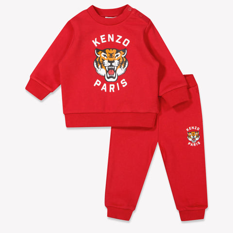 Kenzo kids Baby Boys Jogging suit Red