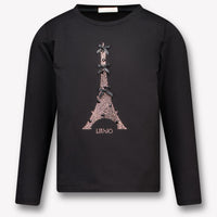 Liu Jo Kids Girls  T-Shirt Black