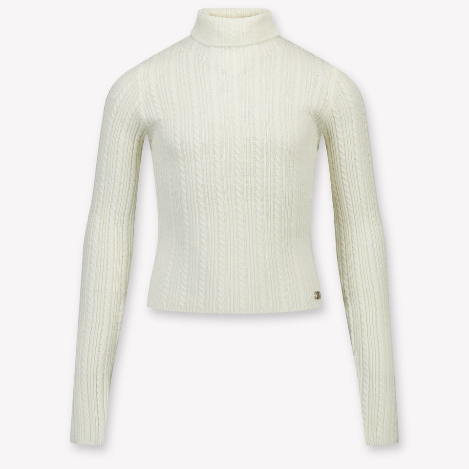 Liu Jo Kids Girls Sweater Offwhite