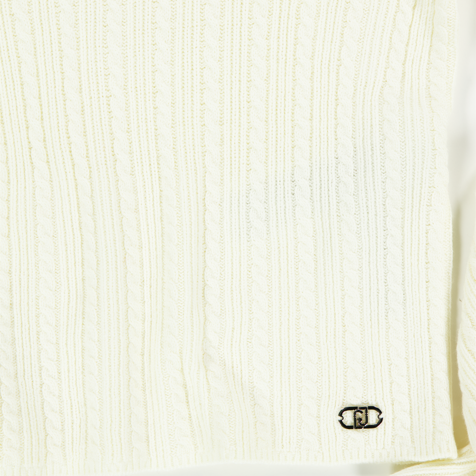 Liu Jo Kids Girls Sweater Offwhite
