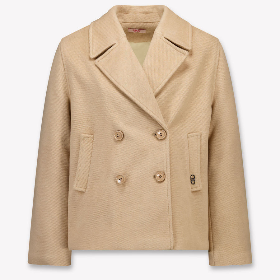 Liu Jo Girls Mid-Season Jacket in Camel
