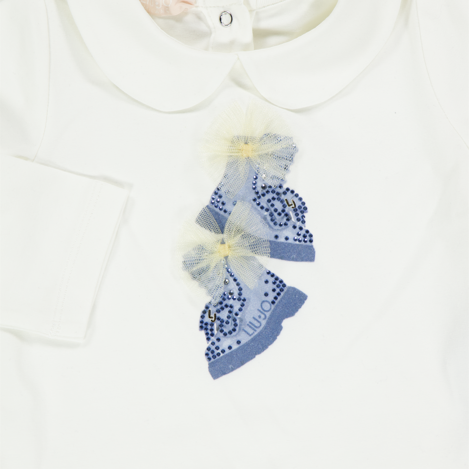 Liu Jo Baby Girls T-Shirt  Offwhite