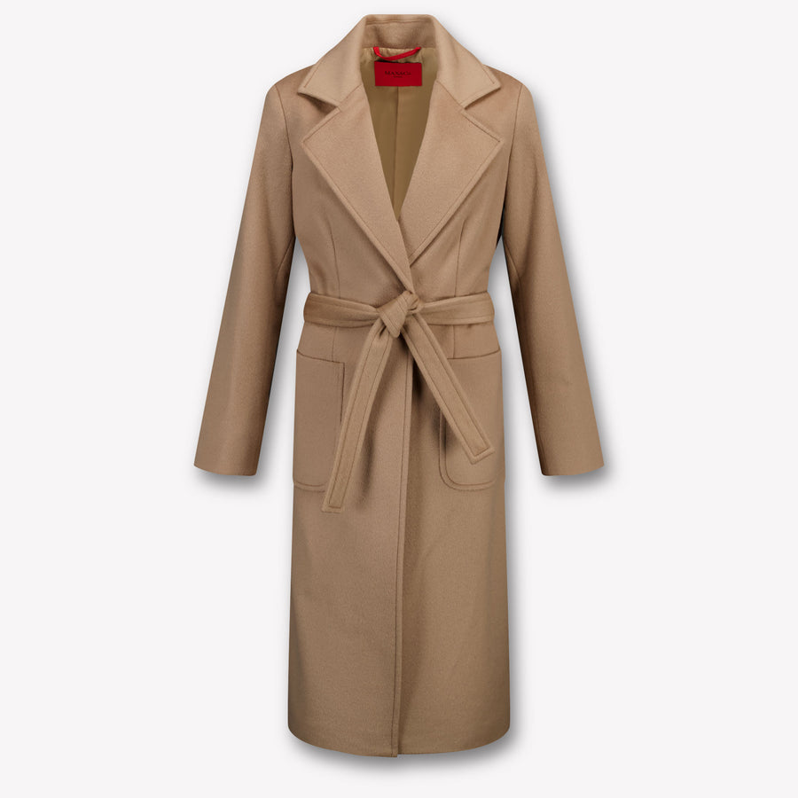 MAX&Co Kinder Meisjes Winterjas In Beige