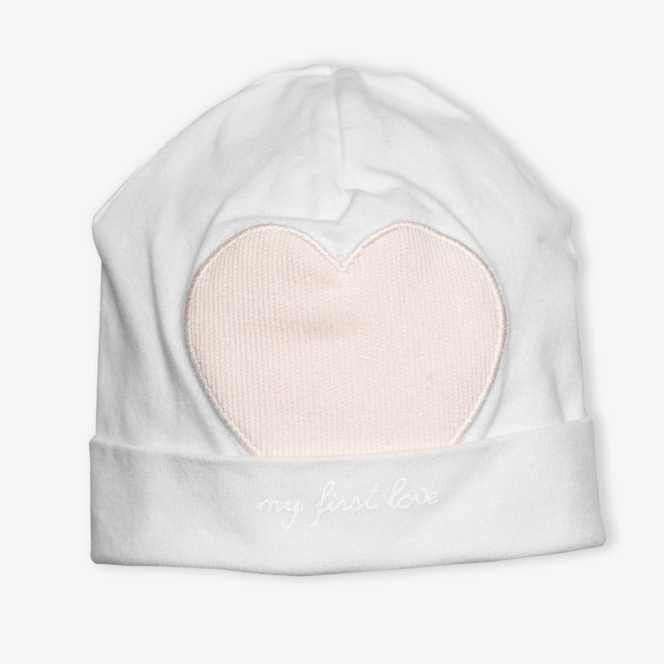 First Baby Meisjes Muts In Licht Roze