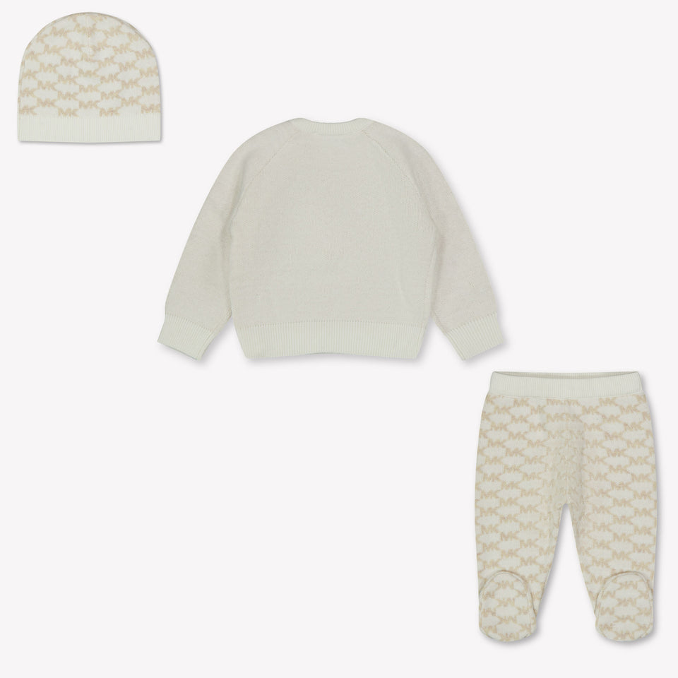 Michael Kors Baby Meisjes Boxpakje In Off White