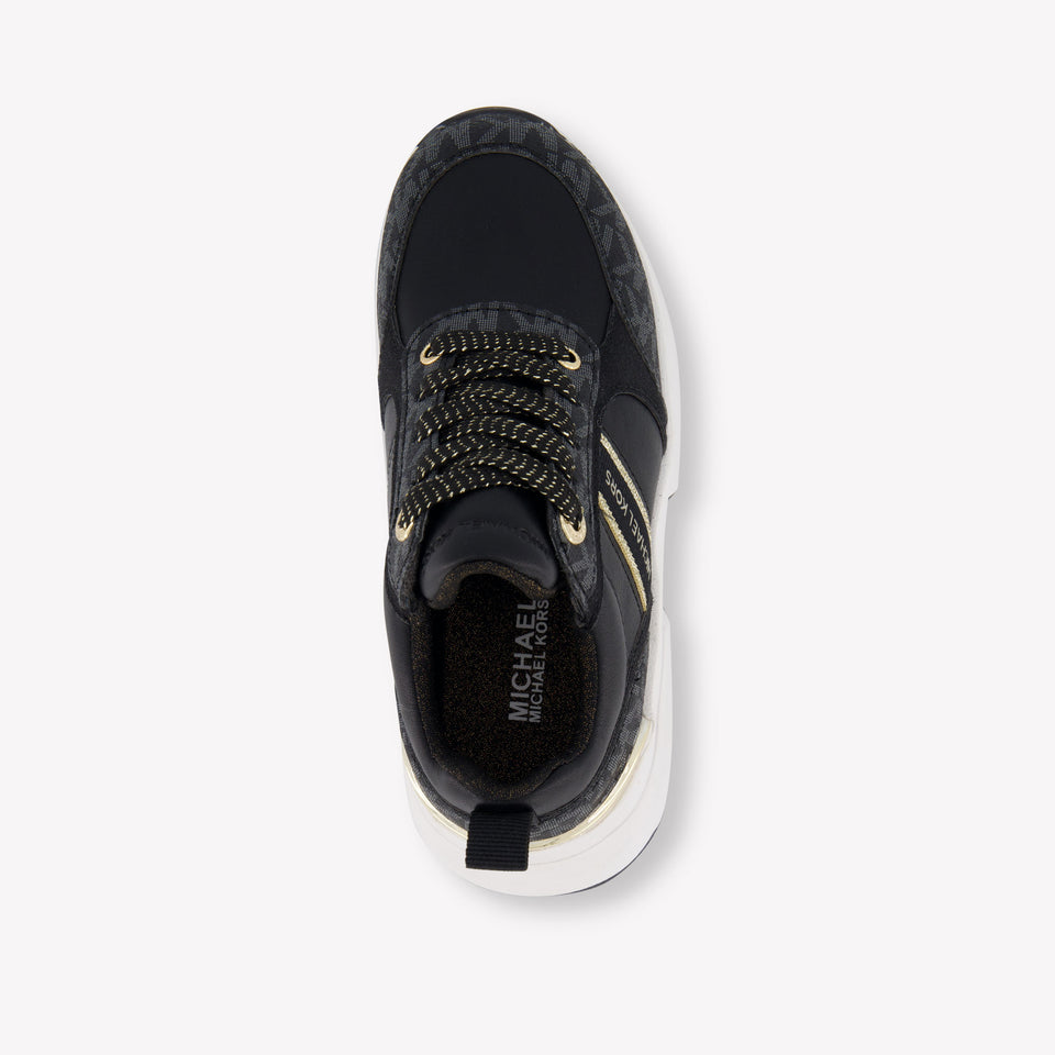 Michael Kors Cosmo Meyers Meisjes Sneakers In Zwart