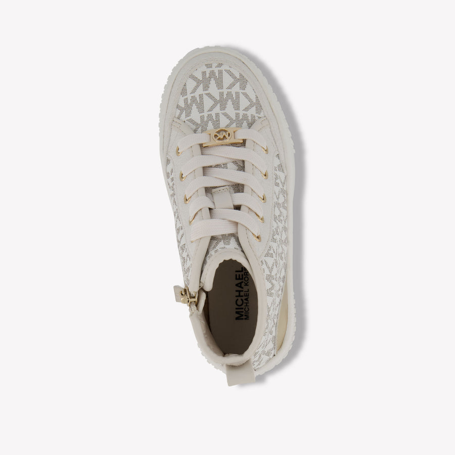 Michael Kors Shea Split Girls Sneakers  Offwhite