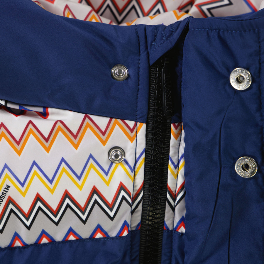 Missoni Kinder Jongens Winterjas In Navy