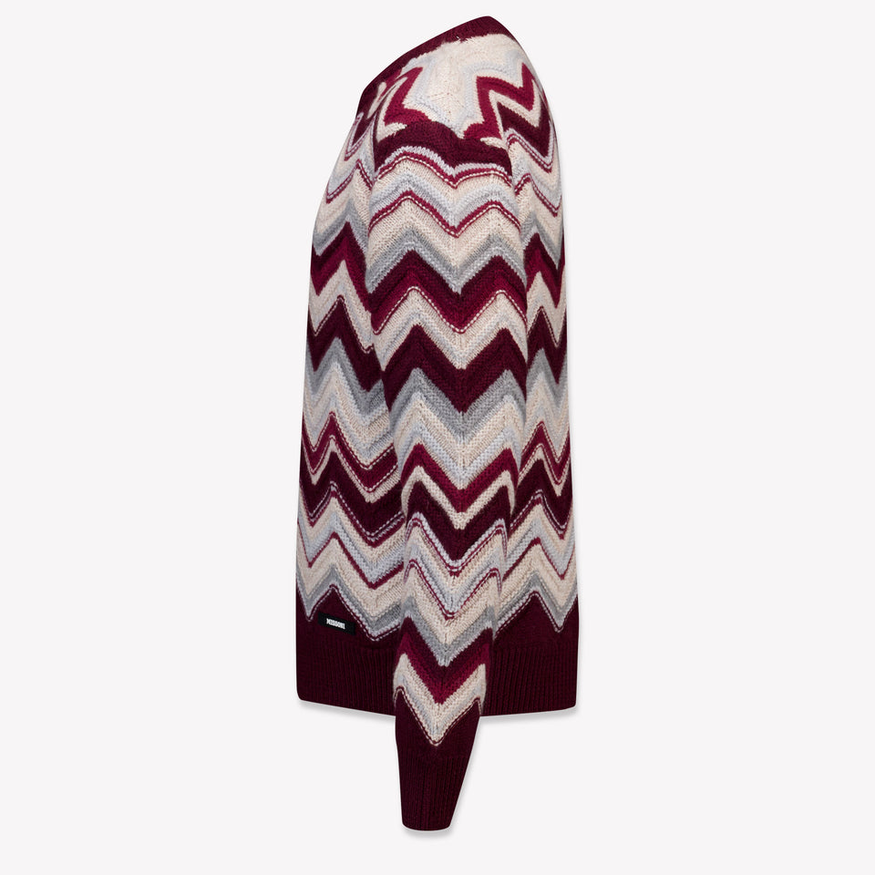 Missoni Kinder Jongens Trui In Bordeaux